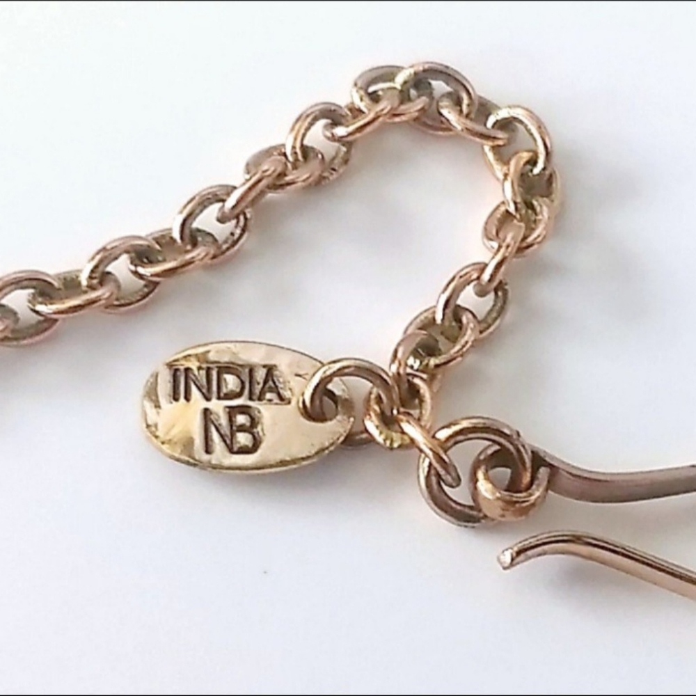 NICKY BUTLER NB Designer RETIRED Vintage 18" Bronze Collection Chain Necklace - Picture 7 of 12